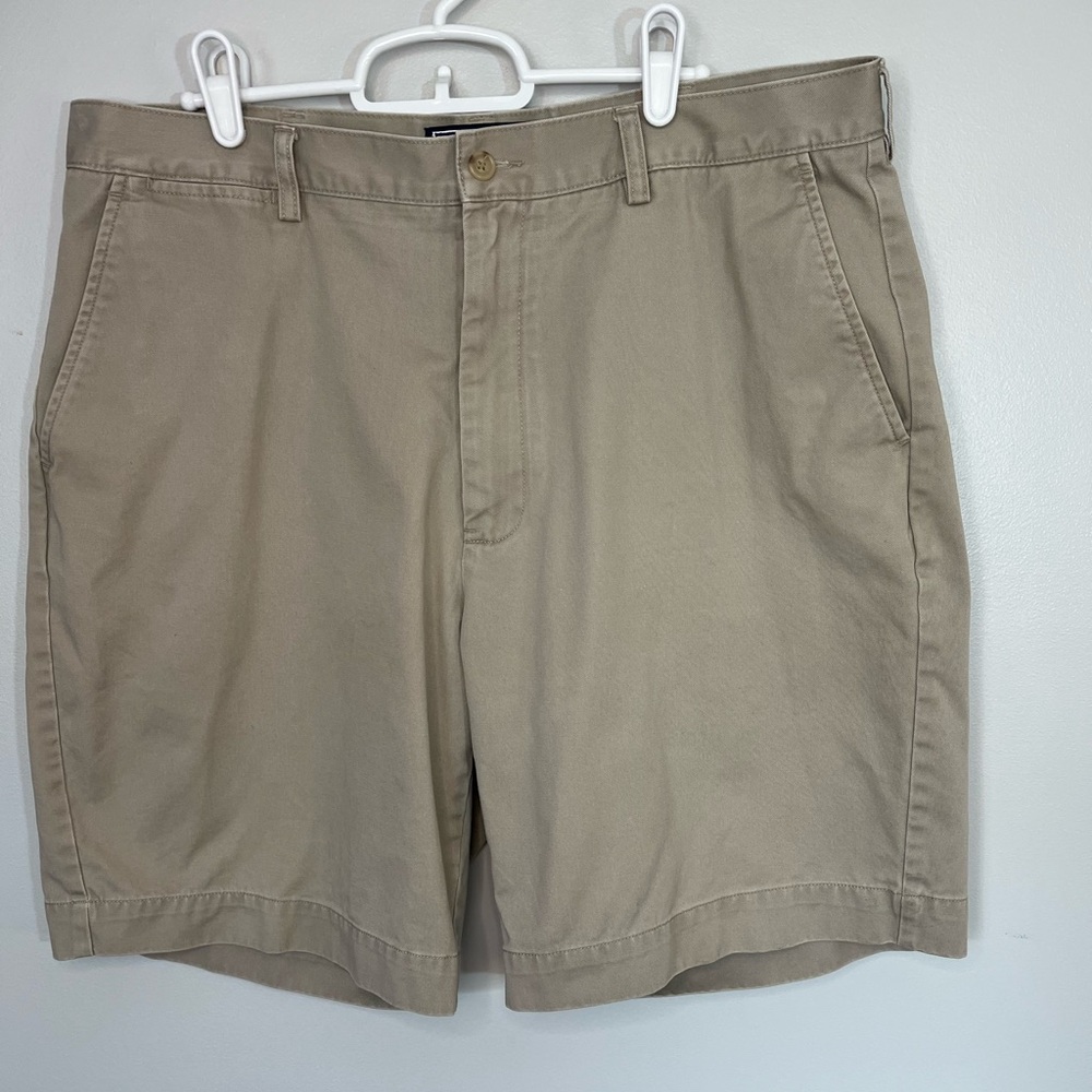 Polo Ralph Lauren Flat Front Tan Cotton Chino Tailored Men’s Shorts Size 36